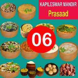 Kapileswar Mandir Thali Prasad – 6 Items ( Kanika, Dali, Saga, Besar, Khata  )