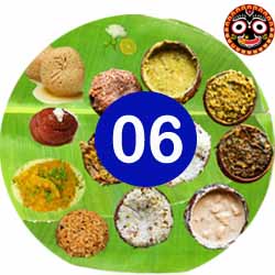 Jagannath Mandir Thali Prasad – 6 Items ( Arua Arna,Dalama,saga,besar,Khata )