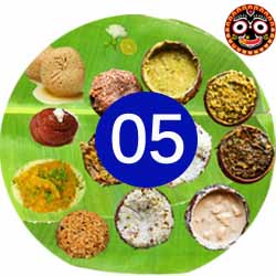 Jagannath Mandir Thali Prasad – 5 Items ( Arna, Dalma, Besara, Saga, Khata )